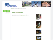 Tablet Screenshot of muehlenverband-rer.de
